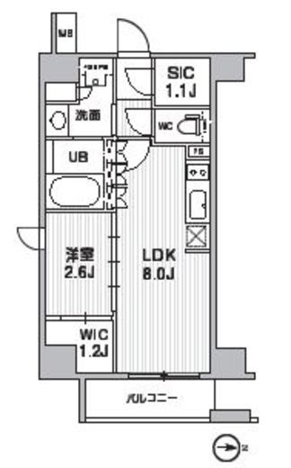 シーズンフラッツ新高円寺　301号室　間取り