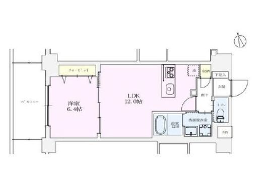 向山ガーデンゲート　206号室　間取り