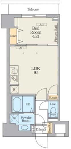 クレストコート江古田　205号室　間取り