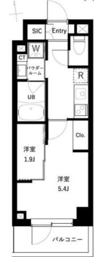 アーバンパーク高井戸　101号室　間取り