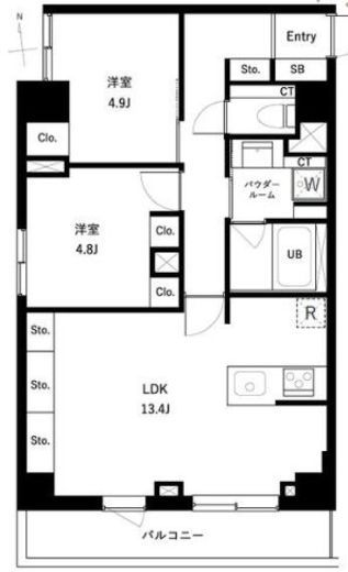 アーバンパーク高井戸　309号室　間取り