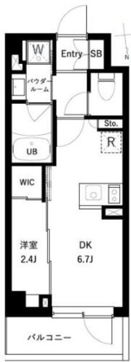 アーバンパーク高井戸　313号室　間取り