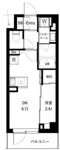 アーバンパーク高井戸　314号室　間取り