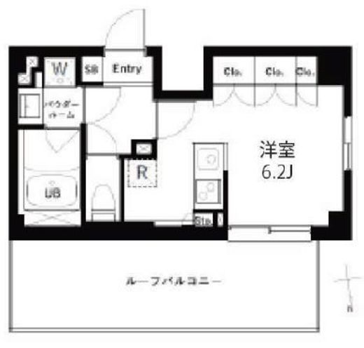 アーバンパーク高井戸　411号室　間取り