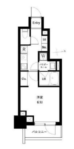アーバンパーク高井戸　702号室　間取り