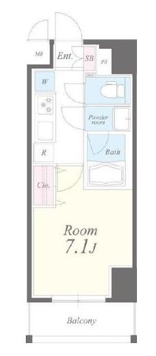 ロイヤルプレイス西荻窪　502号室　間取り