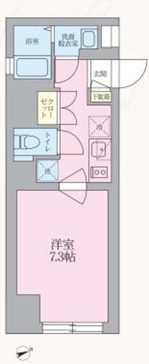 V-music中野　403号室　間取り