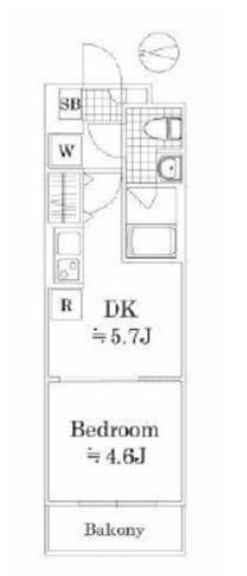 ラフィスタ鷺ノ宮　314号室　間取り