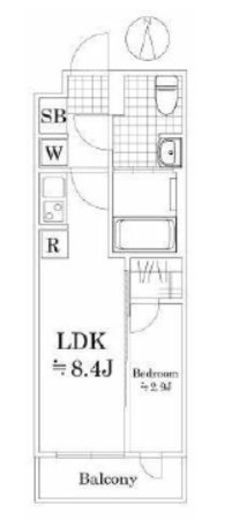 ラフィスタ鷺ノ宮　431号室　間取り