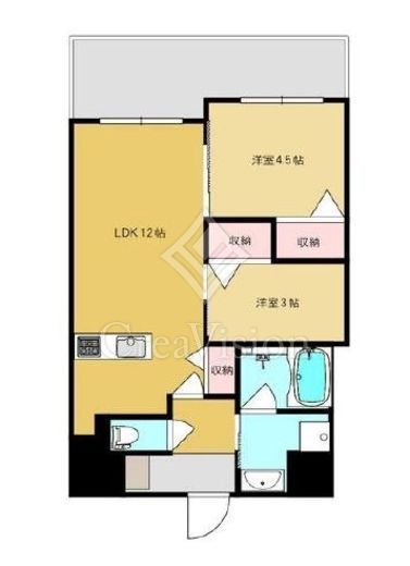 The Orchid ManorⅡ　303号室　間取り