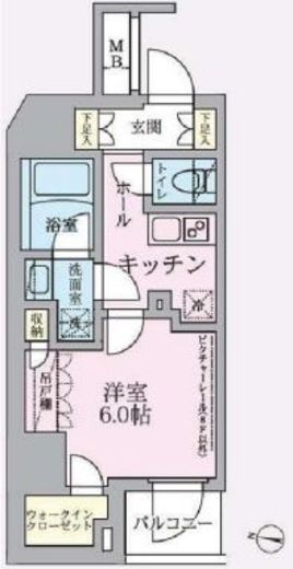 ARKMARK中野(アークマーク中野)　401号室　間取り