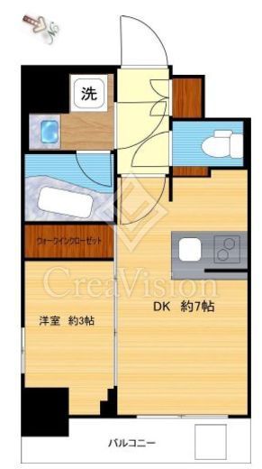 コンフォリア・リヴ新中野SOUTH　504号室　間取り