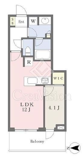 パークシティ中野ザタワーエアーズ　1711号室　間取り