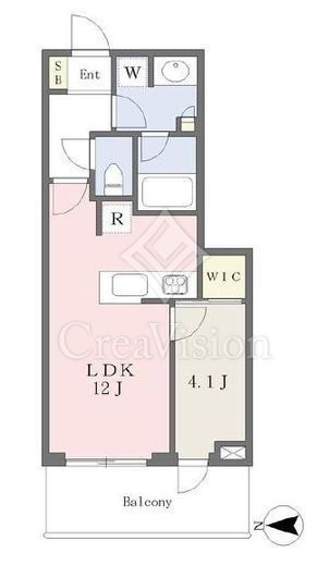 パークシティ中野ザタワーエアーズ　2111号室　間取り