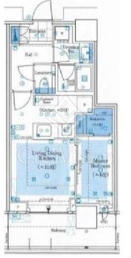 パークシティ中野ザタワーエアーズ　620号室　間取り