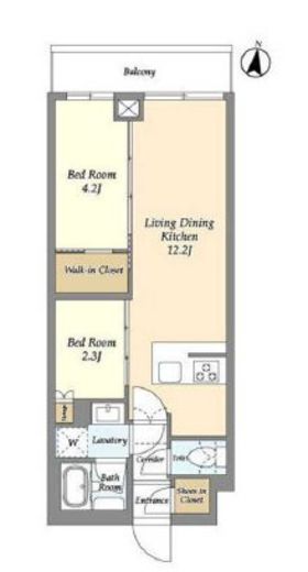 アジールコート練馬中村橋　209号室　間取り