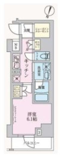 ARKMARK方南町sta. (アークマーク方南町sta.)　601号室　間取り