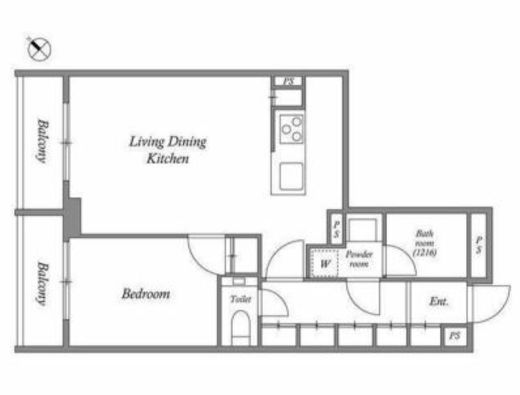 ACP RESIDENCE 新江古田　206号室　間取り