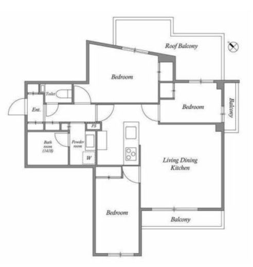 ACP RESIDENCE 新江古田　501号室　間取り