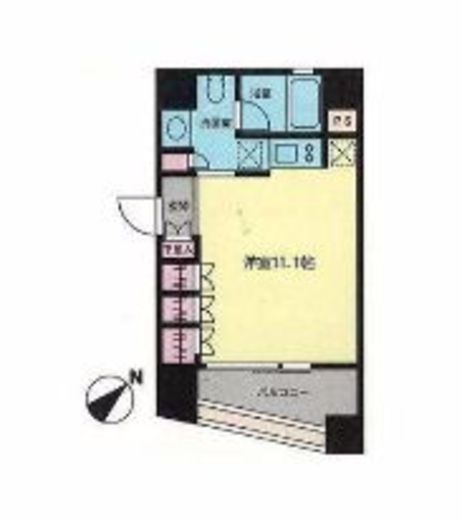 プラティーク新宿ウエスト　902号室　間取り
