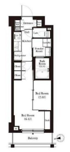 アーバンパーク江古田の森　102号室　間取り