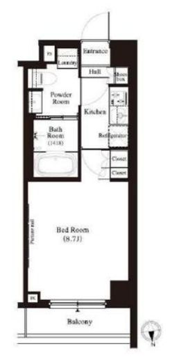 アーバンパーク江古田の森　107号室　間取り