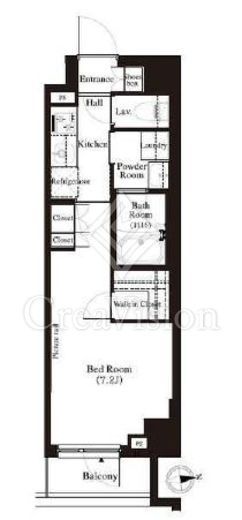 アーバンパーク江古田の森　110号室　間取り