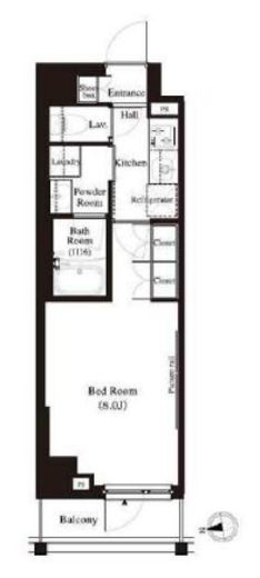 アーバンパーク江古田の森　204号室　間取り