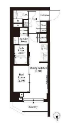 アーバンパーク江古田の森　312号室　間取り