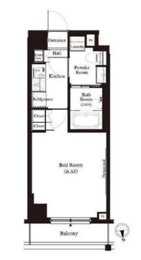 アーバンパーク江古田の森　409号室　間取り