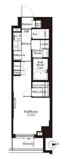 アーバンパーク江古田の森　412号室　間取り