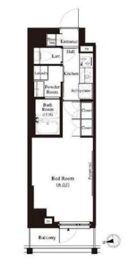 アーバンパーク江古田の森　502号室　間取り