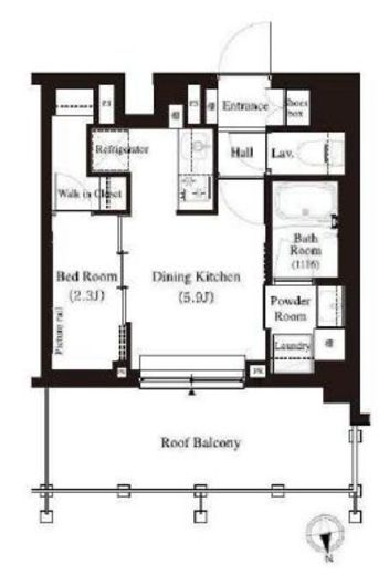 アーバンパーク江古田の森　505号室　間取り