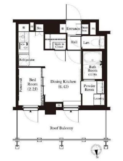アーバンパーク江古田の森　507号室　間取り