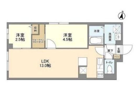 ウェルスクエア西新宿五丁目　301号室　間取り