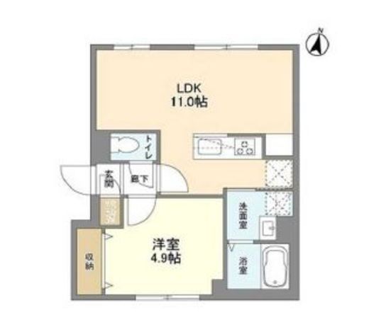 ウェルスクエア西新宿五丁目　503号室　間取り