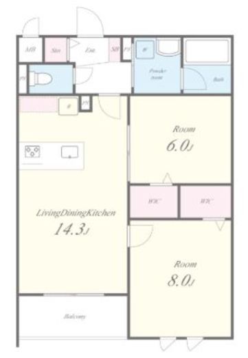 Stadt Nerima-kasugacho　404号室　間取り