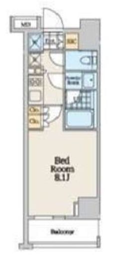 クレストコート中野富士見町　309号室　間取り