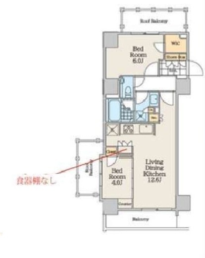 クレストコート中野富士見町　901号室　間取り