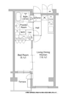 コンフォリア原宿　115号室　間取り