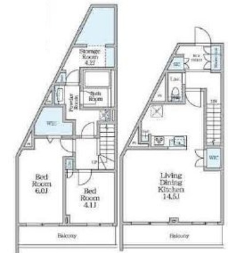 ルフォンリヴェント杉並永福　101号室　間取り