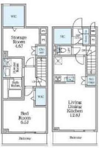 ルフォンリヴェント杉並永福　108号室　間取り