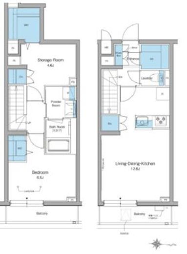 ルフォンリヴェント杉並永福　104号室　間取り