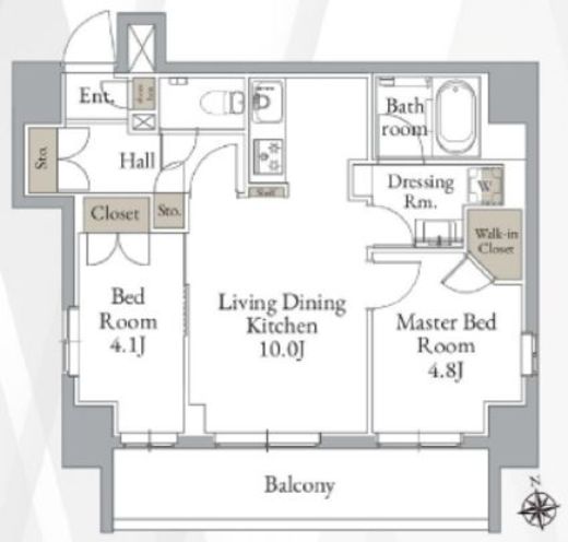 LiveCasa高円寺 (ライブカーサ高円寺)　202号室　間取り