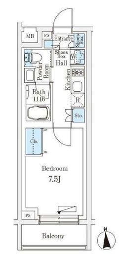 プラネソシエプラス桜台　208号室　間取り