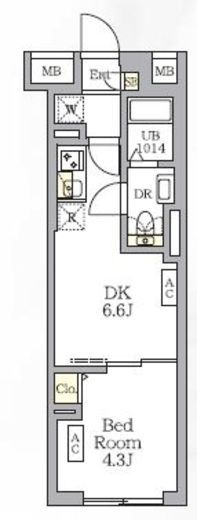 SOLASIA residence 荻窪　004号室　間取り