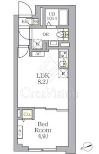SOLASIA residence 荻窪　005号室　間取り