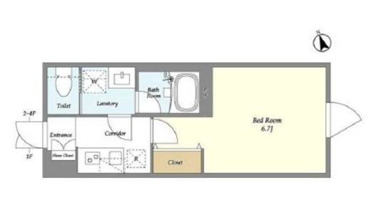 ネオアーバンレジデンス方南町　102号室　間取り