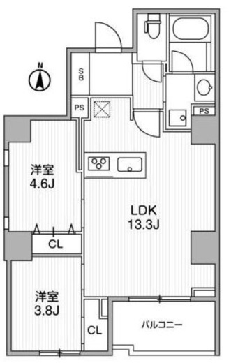 Lighthouse西新宿　201号室　間取り