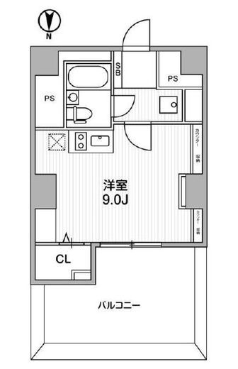 Lighthouse西新宿　902号室　間取り